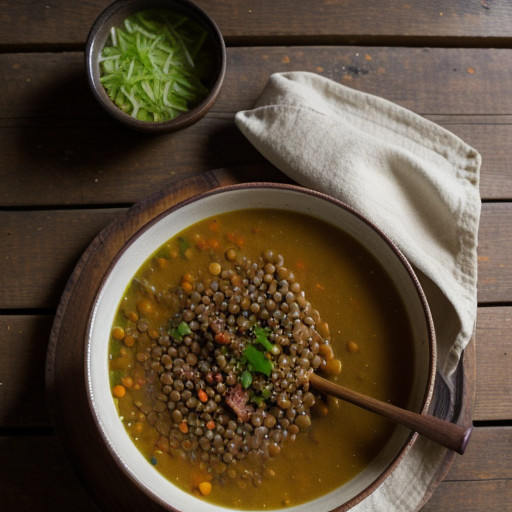 Linsensuppe Mit Frankfurter (Lentil Soup With Frankfurters recipe image