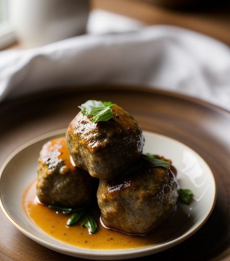Lion's Head Meatballs recipe image