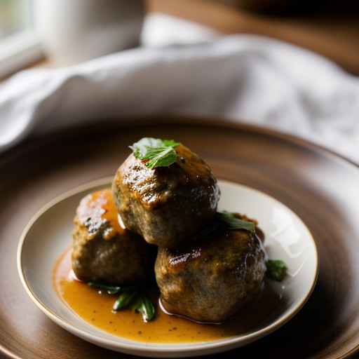 Lion's Head Meatballs recipe image