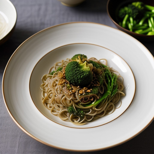 Lite: Rice Noodles With Broccoli recipe image
