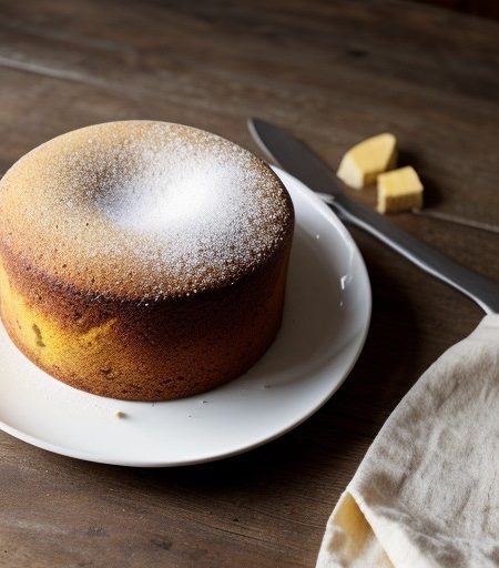 Lite and Tasty Four-Flavored Pound Cake recipe image
