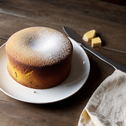 Lite and Tasty Four-Flavored Pound Cake recipe image
