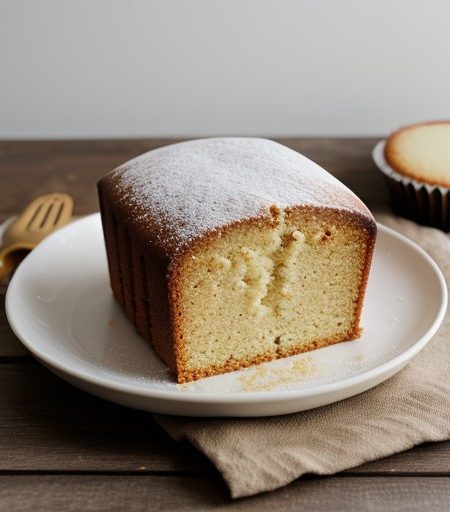 Lite and Tasty Four-Flavored Pound Cake recipe image