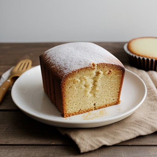 Lite and Tasty Four-Flavored Pound Cake recipe image