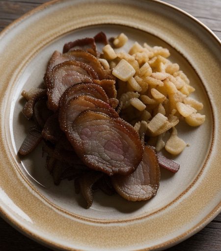 Liver~ Bacon & Onions. recipe image