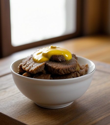 Liver With Mustard Sauce recipe image