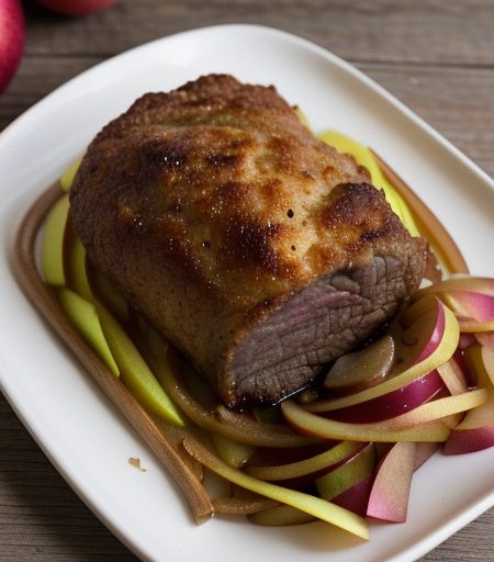 Liver With Onions & Apples recipe image