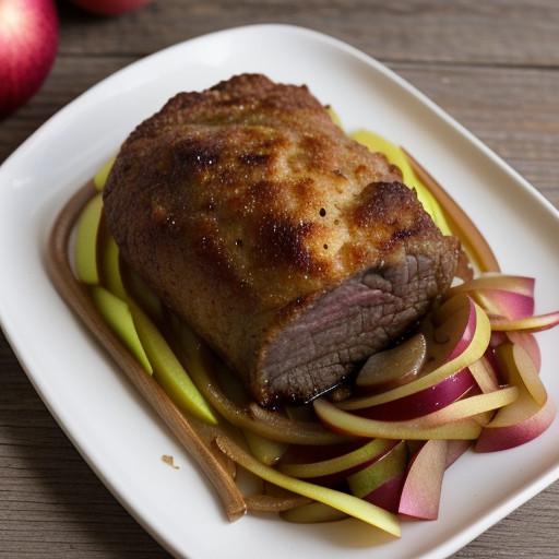 Liver With Onions & Apples recipe image