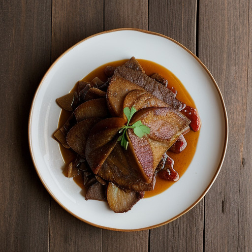 Liver With Onions and Apples recipe image
