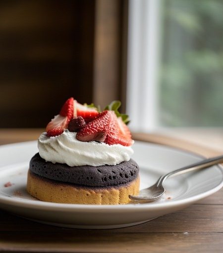 Lo-Fat Berry-Chocolate Shortcakes (5.5 PTS recipe image