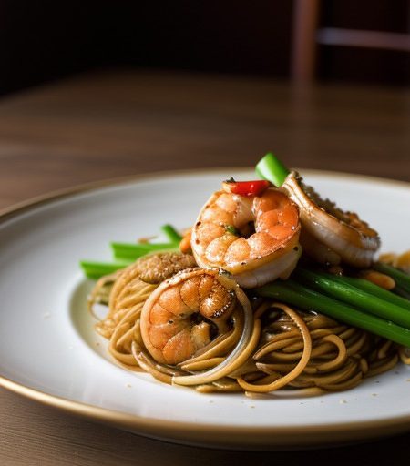Lo Mein Shrimp-Chicken-Pork-Beef recipe image