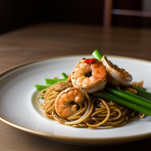 Lo Mein Shrimp-Chicken-Pork-Beef recipe image