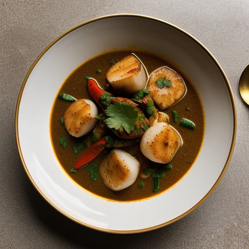 Lobster Scallop Curry recipe image