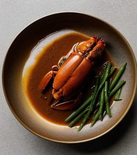 Lobster With Curry Sauce-Bon Appetit recipe image