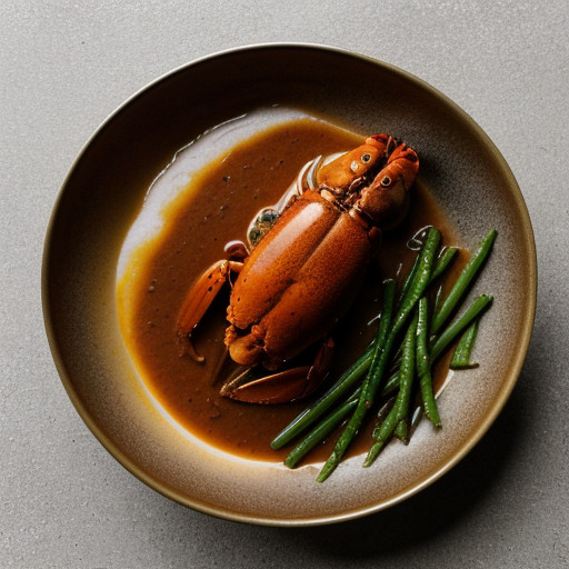 Lobster With Curry Sauce-Bon Appetit recipe image