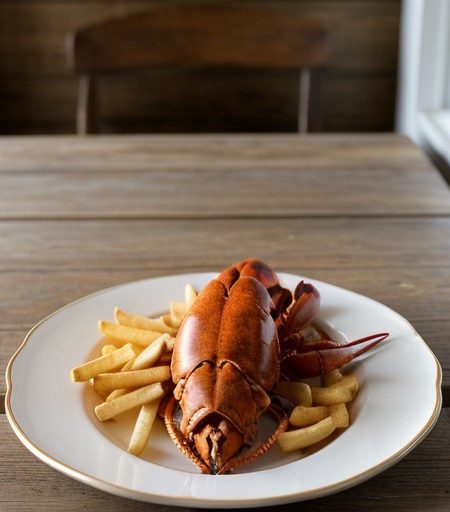 Lobster and Chips recipe image