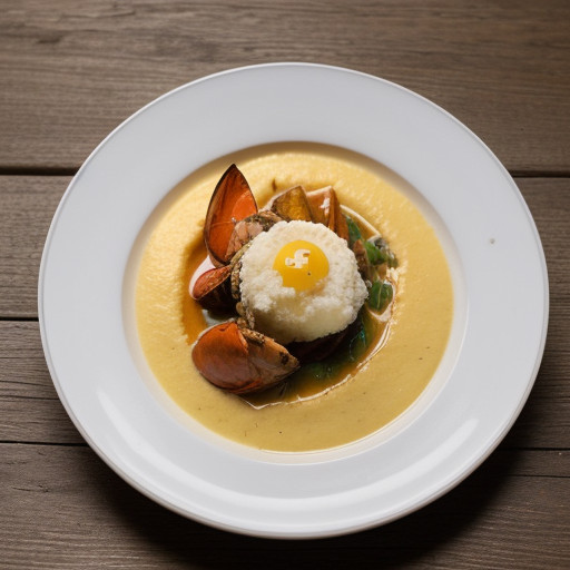 Lobster in Brodetto (Lobster Stew With Soft Polenta recipe image