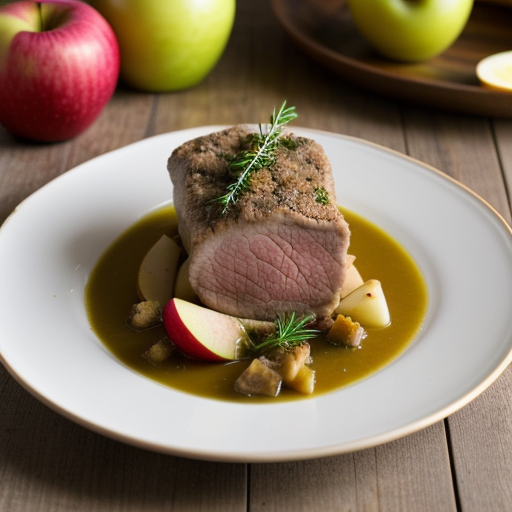 Loin of Lamb With Apple and Ginger Stuffing (Irish recipe image
