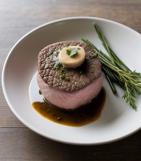 Loin of Veal With Truffle Sauce recipe image