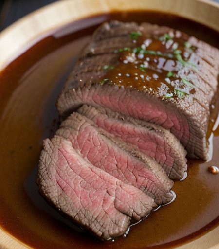 London Broil With Hunter's Sauce recipe image