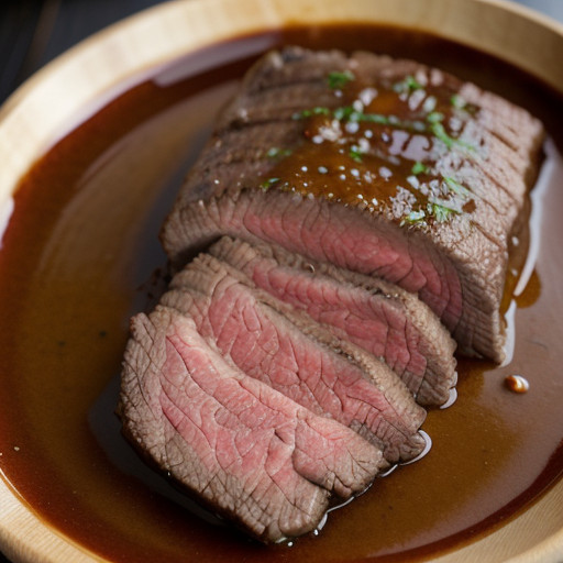 London Broil With Hunter's Sauce recipe image
