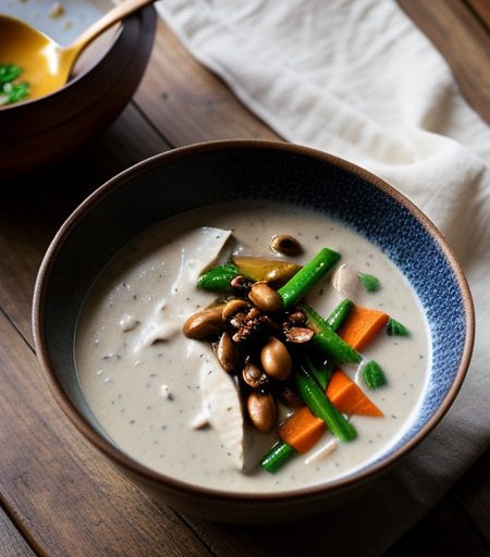 Lone Dao Jiow (Dao Jiow Coconut Sauce With Fr recipe image