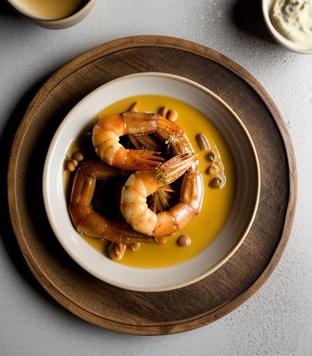 Long Island Creamed Prawns recipe image