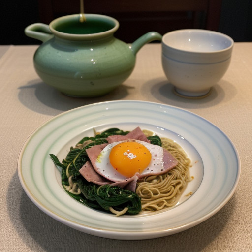 Long Life" Noodles With Egg recipe image