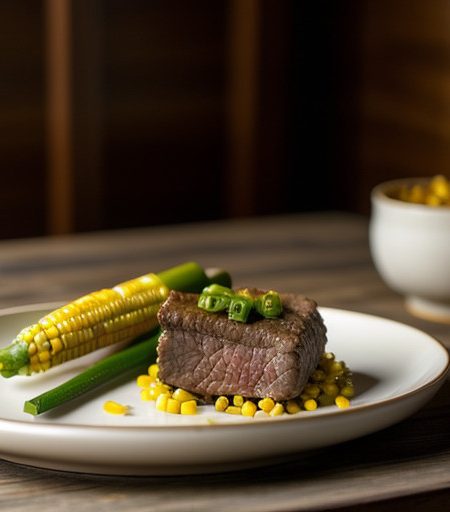 Lot Tzu Ngow Roh (Beef With Green Pepper recipe image