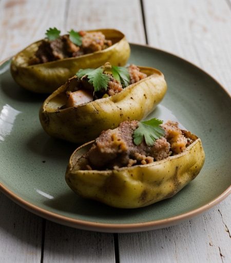 Louisiana-Stuffed Potatoes recipe image