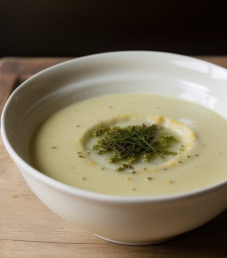 Lovage~ Potato & Buttermilk Soup recipe image
