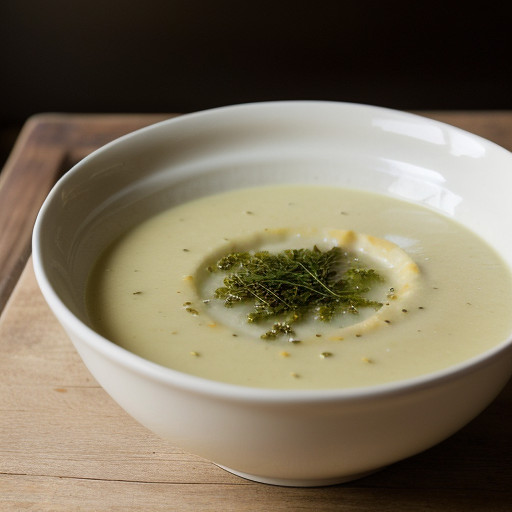 Lovage~ Potato & Buttermilk Soup recipe image