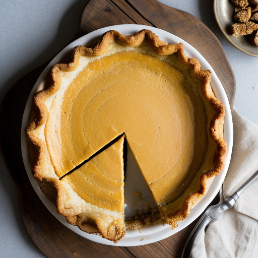 Low Cal Pumpkin Cheese Pie recipe image