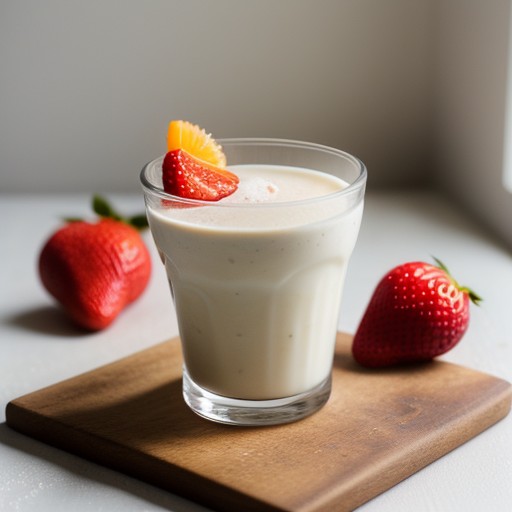 Low-Cal Shake - Strawberry, Orange recipe image