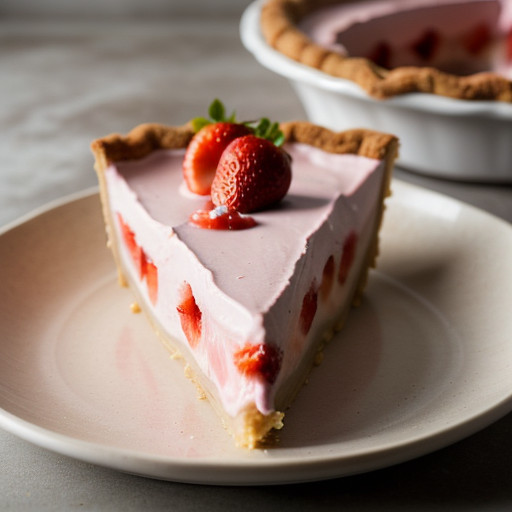 Low Cal Strawberry Chiffon Pie recipe image