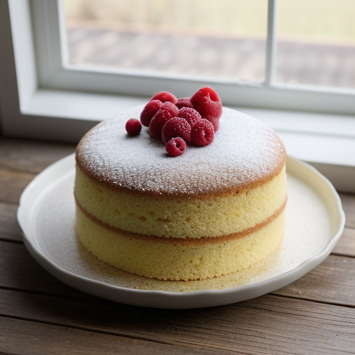 Low-Calorie Sponge Cake recipe image