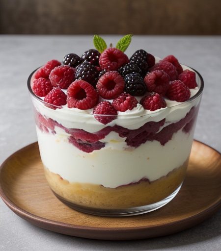 Low-Calorie Trifle-in-a-Glass recipe image