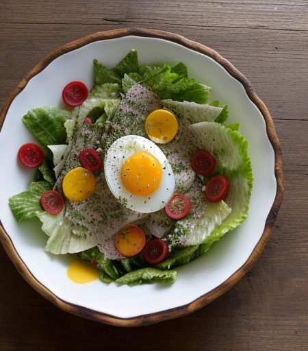 Low Carb Ceasar Salad & Dressing recipe image