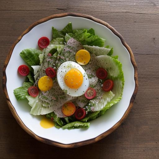 Low Carb Ceasar Salad & Dressing recipe image