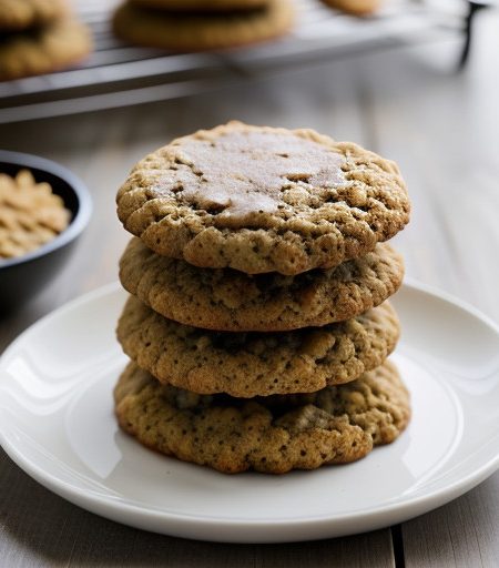 Low-Cholesterol Oatmeal Cookies recipe image