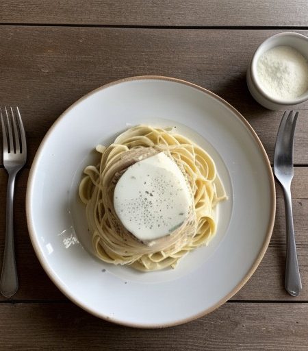 Low-Fat Alfredo recipe image