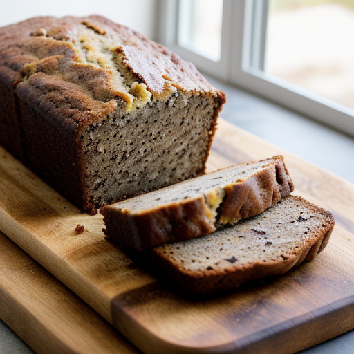 Low Fat Banana Bread recipe image