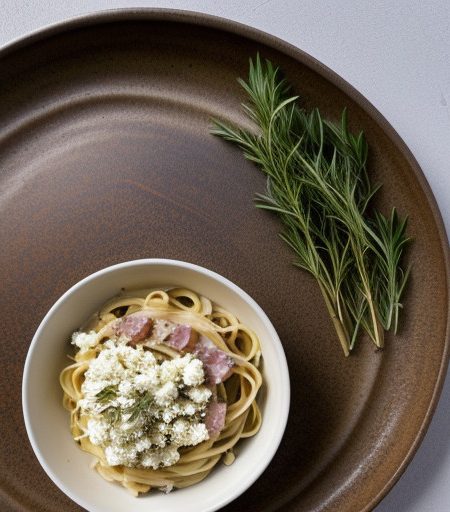 Low-Fat Carbonara Sauce recipe image