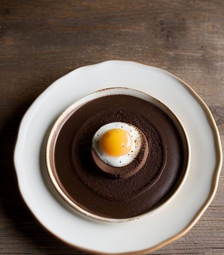 Low-Fat Chocolate Amaretto Custard (6 PTS recipe image