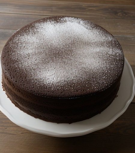 Low-Fat Chocolate Cake recipe image
