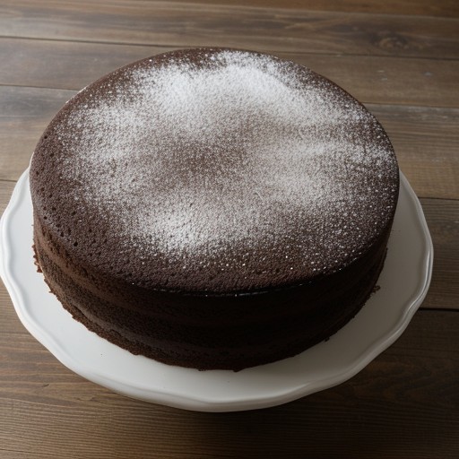 Low-Fat Chocolate Cake recipe image