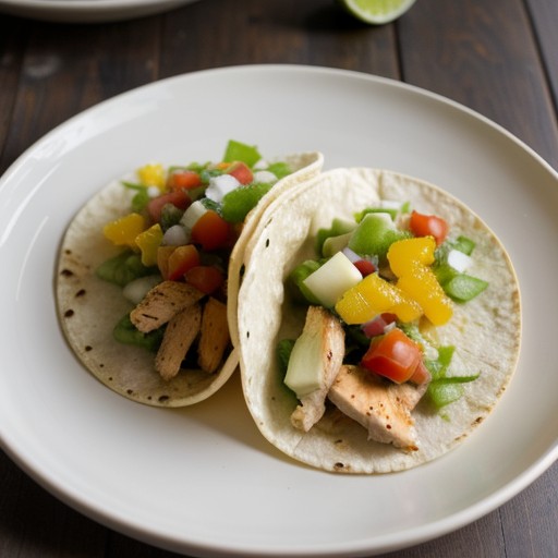 Low-Fat Citrus-Marinated Chicken Tacos (8 PTS recipe image