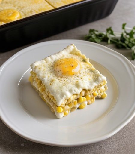 Low-Fat Corn Lasagna recipe image