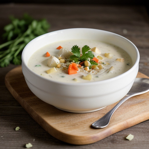 Low-Fat Crab Chowder recipe image