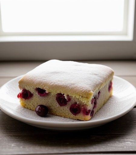 Low Fat Cranberry Squares recipe image
